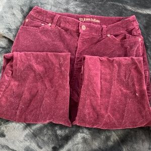 Plum/Dark Magenta Corduroy Pants